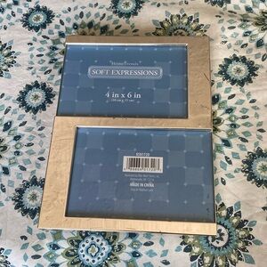 HOMETRENDS Soft expressions 4x6 frame. Set of 2